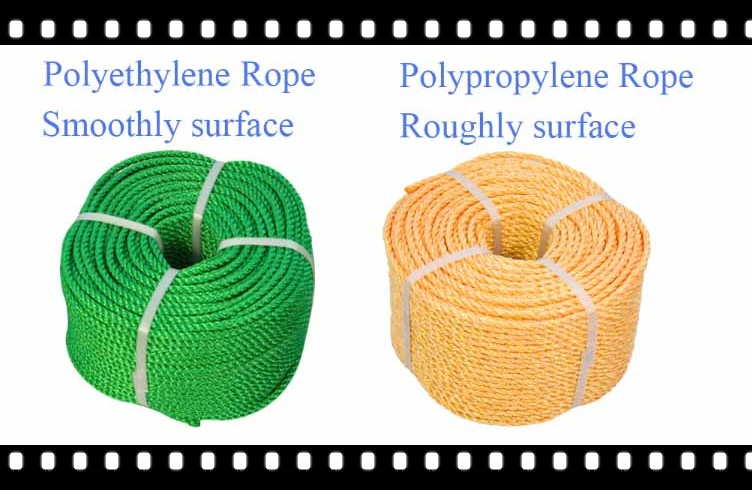 News PP/PE Nylon 3 Strands Twisted Plastic Rope and Twine for Outdoor Sport