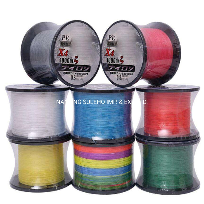 Saltwater Abrasion Resistant 10 20 30 40 Lb Sensitive Braided Lines 4 Strands 8 Strands 9 Strands 12 Strands Incredibly Round Smooth Fiber Braided Fishing Line