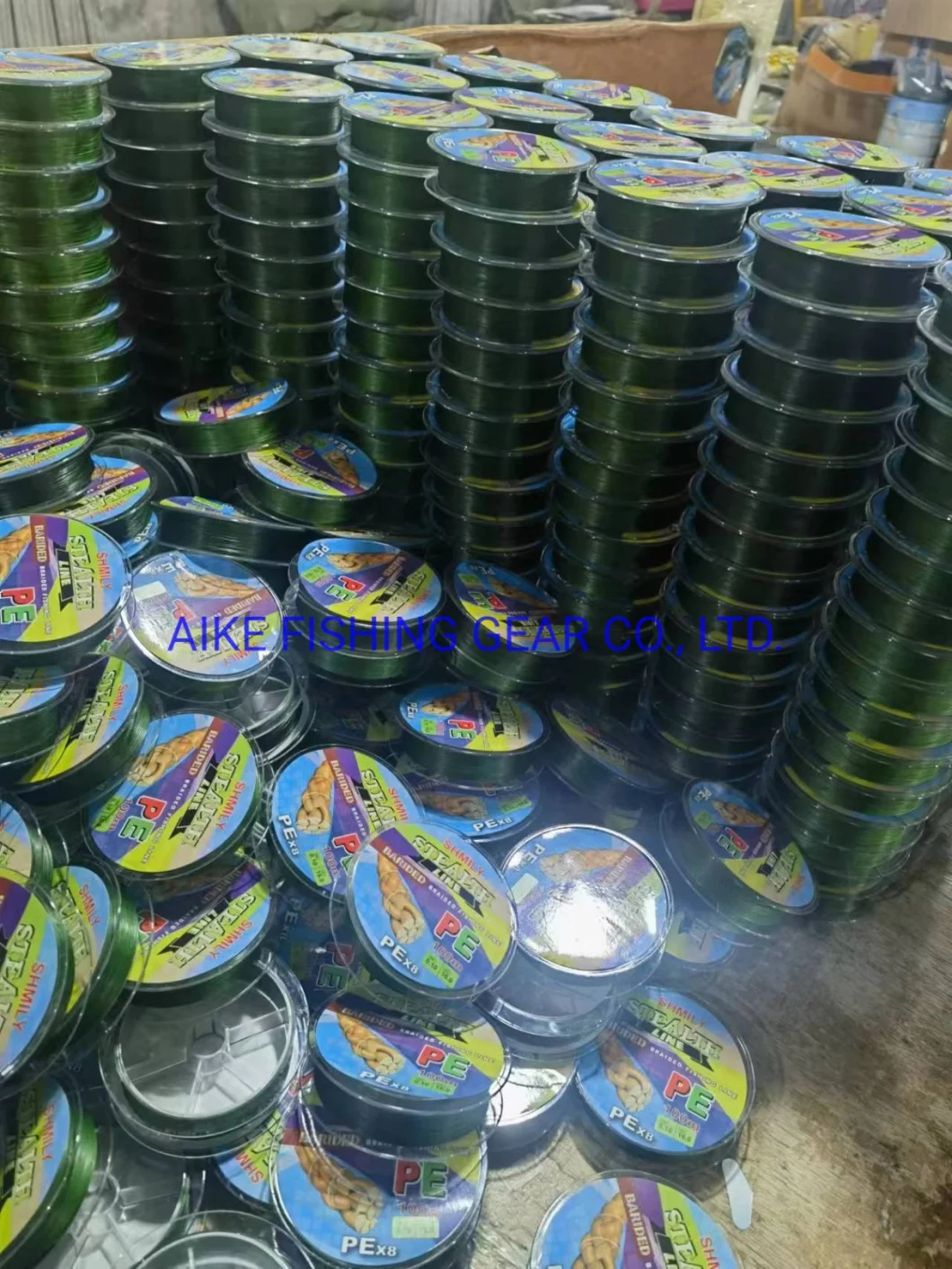 Multi-Color, Green Color, PE Braided Wire Fishing Line 100m/300m/500m/1000m, X4-X8-X9. Fishing Lure