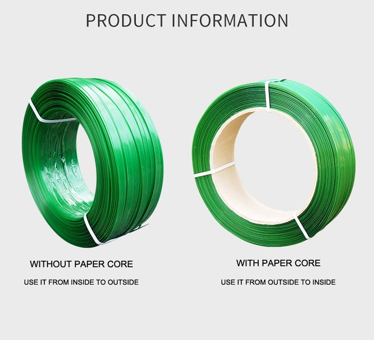 2021 16mm /6f Green Pet Pack Wire Strap Plastic Strap Banding Pet Polyester Strapping