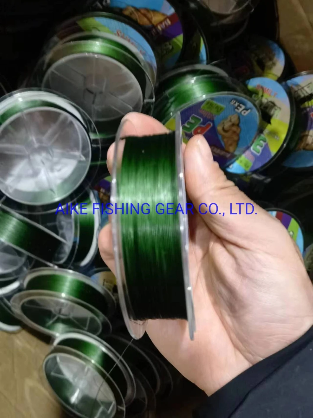 Multi-Color, Green Color, PE Braided Wire Fishing Line 100m/300m/500m/1000m, X4-X8-X9. Fishing Lure