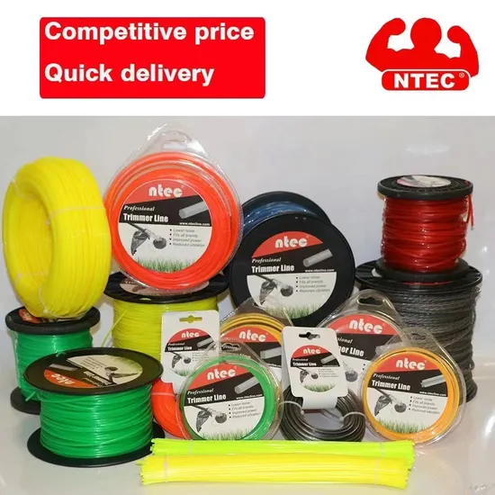 Maßgeschneiderter langlebiger Rasentrimmer-PA6-Nylonfaden für Schnurseil