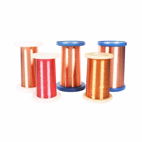 Polyesterlackierter Kupferrunddraht