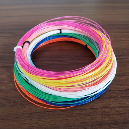 Hochwertige Nylon-Tennissaite, eine Rolle, Badmintonschlägersaite. Nylon-Badmintonsaite